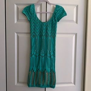 Bebe Nude illusion Dress